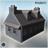 Maison - Fichier STL 3D Moderne (28mm (1:56)) | Hartolia Miniatures
