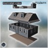 Maison - Fichier STL 3D Moderne (28mm (1:56)) | Hartolia Miniatures