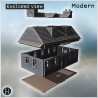 House - 3D STL File Modern (28mm (1:56)) | Hartolia Miniatures