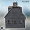 House - 3D STL File Modern (28mm (1:56)) | Hartolia Miniatures