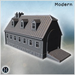 House - 3D STL File Modern (28mm (1:56)) | Hartolia Miniatures