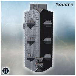 House - 3D STL File Modern (28mm (1:56)) | Hartolia Miniatures