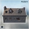 House in ruins - 3D STL Modern (28mm (1:56)) | Hartolia Miniatures