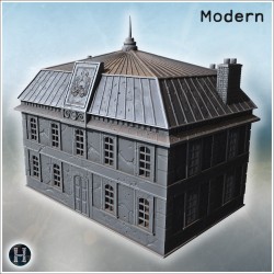 Modern building - 3D STL Modern (28mm (1:56)) | Hartolia Miniatures