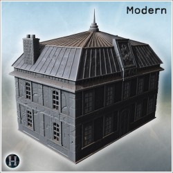 Modern building - 3D STL Modern (28mm (1:56)) | Hartolia Miniatures