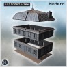 Modern building - 3D STL Modern (28mm (1:56)) | Hartolia Miniatures