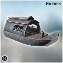 Boat-home - 3D STL File Modern (28mm (1:56)) | Hartolia Miniatures