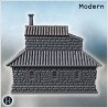 Corner house - 3D STL File Modern (28mm (1:56)) | Hartolia Miniatures