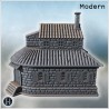 Corner house - 3D STL File Modern (28mm (1:56)) | Hartolia Miniatures