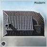 Corner house - 3D STL File Modern (28mm (1:56)) | Hartolia Miniatures