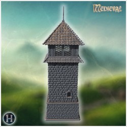 Tower - 3D STL File Medieval (28mm (1:56)) | Hartolia Miniatures