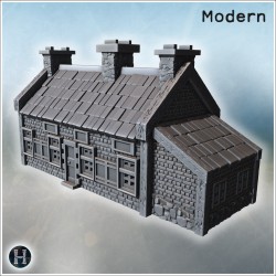 Maison - Fichier STL 3D Moderne (28mm (1:56)) | Hartolia Miniatures