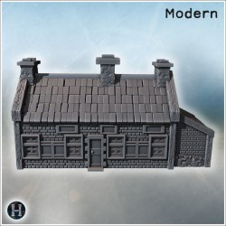 House - 3D STL File Modern (28mm (1:56)) | Hartolia Miniatures