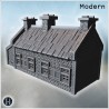 Maison - Fichier STL 3D Moderne (28mm (1:56)) | Hartolia Miniatures
