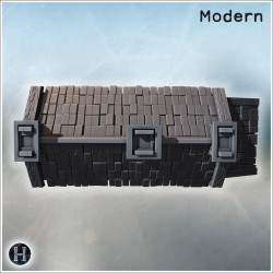 House - 3D STL File Modern (28mm (1:56)) | Hartolia Miniatures