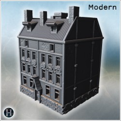 Urban building - 3D STL Modern (28mm (1:56)) | Hartolia Miniatures
