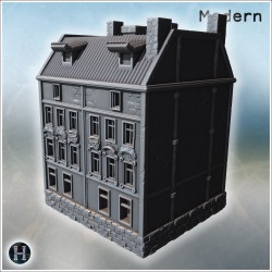 Bâtiment urbain - STL 3D Moderne (28mm (1:56)) | Hartolia Miniatures
