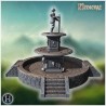 Fontaine avec statue - Fichier STL 3D | Hartolia Miniatures