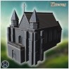 Église - Fichier STL 3D Médiéval (28mm (1:56)) | Hartolia Miniatures