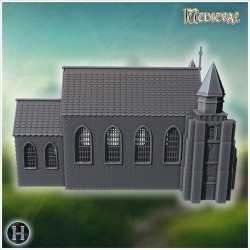 Church - 3D STL File Medieval (28mm (1:56)) | Hartolia Miniatures