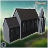 Église - Fichier STL 3D Médiéval (28mm (1:56)) | Hartolia Miniatures