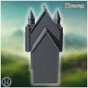 Église - Fichier STL 3D Médiéval (28mm (1:56)) | Hartolia Miniatures