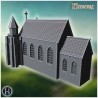 Église - Fichier STL 3D Médiéval (28mm (1:56)) | Hartolia Miniatures