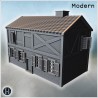 Maison - Fichier STL 3D Moderne (28mm (1:56)) | Hartolia Miniatures
