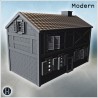 House - 3D STL File Modern (28mm (1:56)) | Hartolia Miniatures