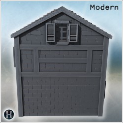Maison - Fichier STL 3D Moderne (28mm (1:56)) | Hartolia Miniatures