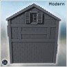 House - 3D STL File Modern (28mm (1:56)) | Hartolia Miniatures