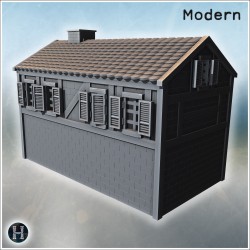 Maison - Fichier STL 3D Moderne (28mm (1:56)) | Hartolia Miniatures