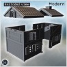 Maison - Fichier STL 3D Moderne (28mm (1:56)) | Hartolia Miniatures