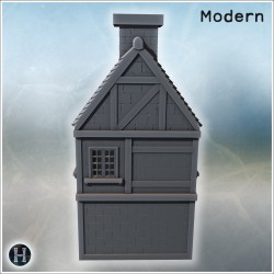 House - 3D STL File Modern (28mm (1:56)) | Hartolia Miniatures