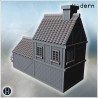 House - 3D STL File Modern (28mm (1:56)) | Hartolia Miniatures