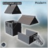 House - 3D STL File Modern (28mm (1:56)) | Hartolia Miniatures