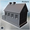 Maison - Fichier STL 3D Moderne (28mm (1:56)) | Hartolia Miniatures