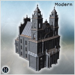 Cathédrale baroque - Fichier STL 3D | Hartolia Miniatures