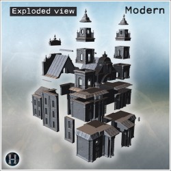 Baroque cathedrale - 3D STL Modern (28mm (1:56)) | Hartolia Miniatures