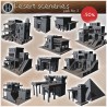 Desert sceneries pack No. - 3D STL File | Hartolia Miniatures