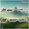 Large wooden dock with multiple... - 3D STL | Hartolia Miniatures