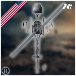 Hélicoptère léger monomoteur Bell H - STL 3D | Hartolia Miniatures
