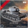 KV-13 1942 char moyen prototype - Fichier STL 3D | Hartolia Miniatures
