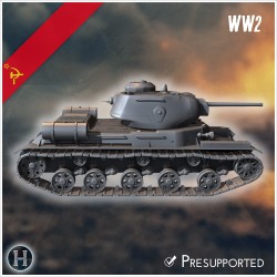 KV-13 1942 prototype medium tank - 3D STL File | Hartolia Miniatures