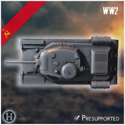 KV-13 1942 prototype medium tank - 3D STL File | Hartolia Miniatures