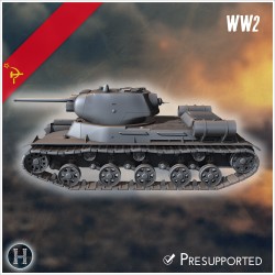 KV-13T 1942 prototype medium tank - 3D STL File | Hartolia Miniatures