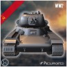 KV-13T 1942 prototype medium tank - 3D STL File | Hartolia Miniatures
