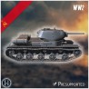 KV-13T 1942 prototype medium tank - 3D STL File | Hartolia Miniatures
