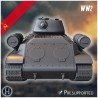KV-13T 1942 char moyen prototype - STL 3D | Hartolia Miniatures