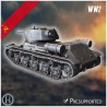 KV-13T 1942 char moyen prototype - STL 3D | Hartolia Miniatures